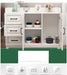 Wood Buffet Storage Cabinet with 3 Drawers