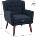 Button-Tufted Accent Chair for Comfy Living Room