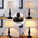 Table Lamps for Bedroom Set of 2 with USB Charging Ports