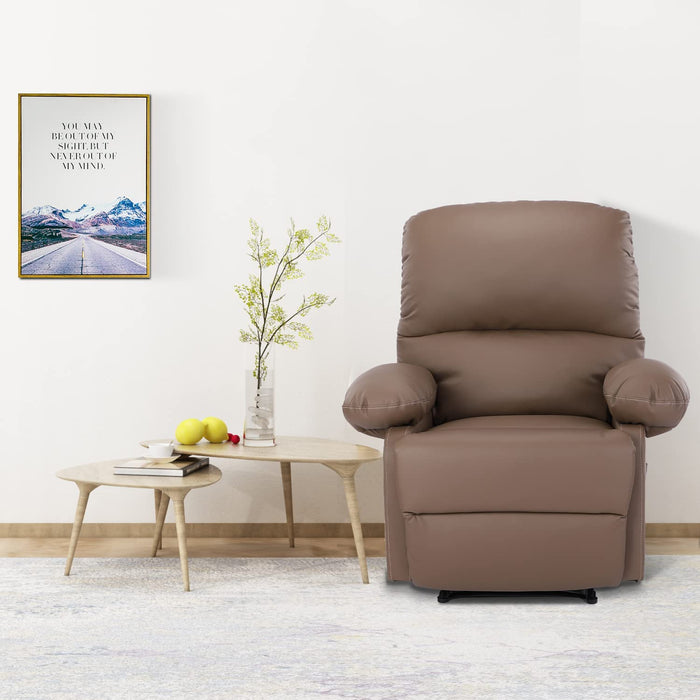 Massage Recliner Chair with Heat, Brown