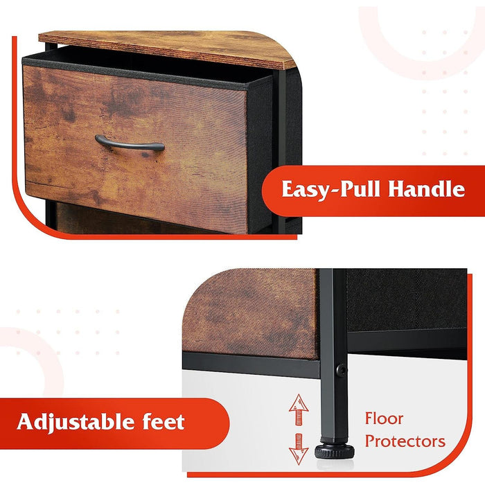 Dresser with 4 Drawers and Handles