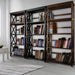 Espresso Montego Bookcase with 5 Shelves (New)