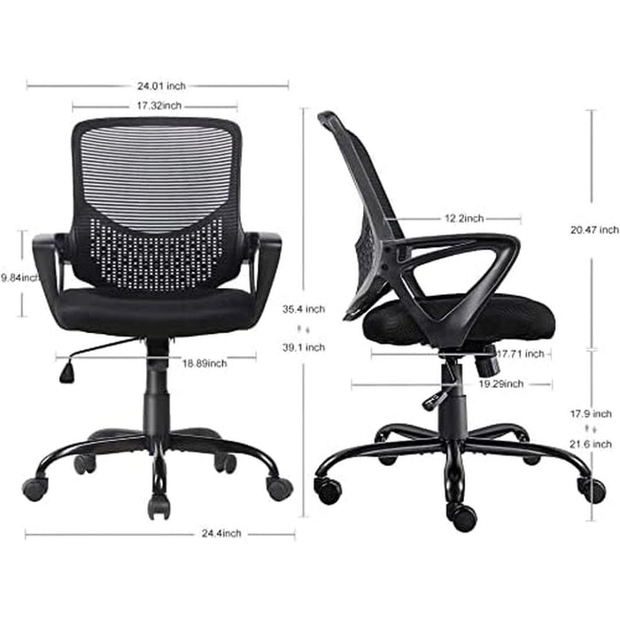 Adjustable Mesh Swivel Chair for Home Office