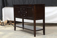 Cambridge Series Sideboard Table with Bottom Shelf, Espresso