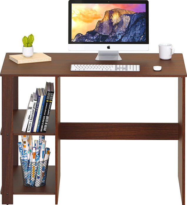 Cherry Desk with Shelves for Home Office