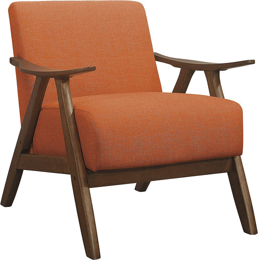 Orange Elle Accent Chair