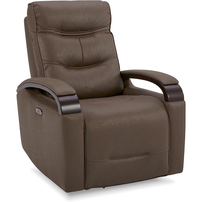 Chocolate Swivel Glider Rocker Recliner with USB Charge