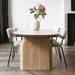 Modern Solid Wood Oval Dinette Table