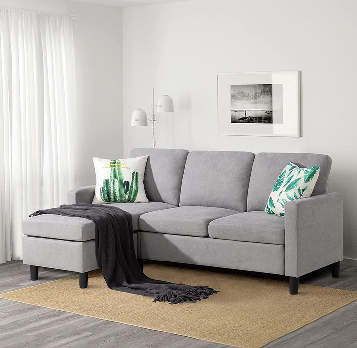 Modern L-Shaped Sofa for Small Spaces