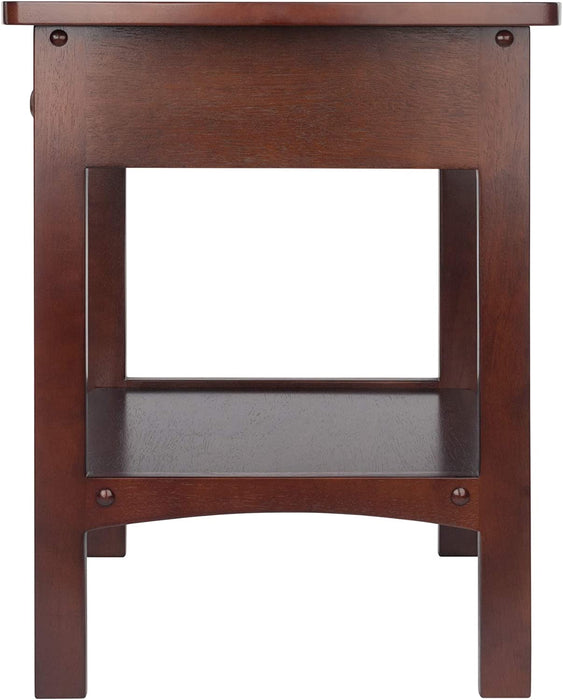 Walnut Claire Accent Table