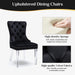 Velvet Dining Chairs Set of 4