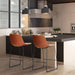 Whiskey Brown Industrial Counter Stools (Set/2)