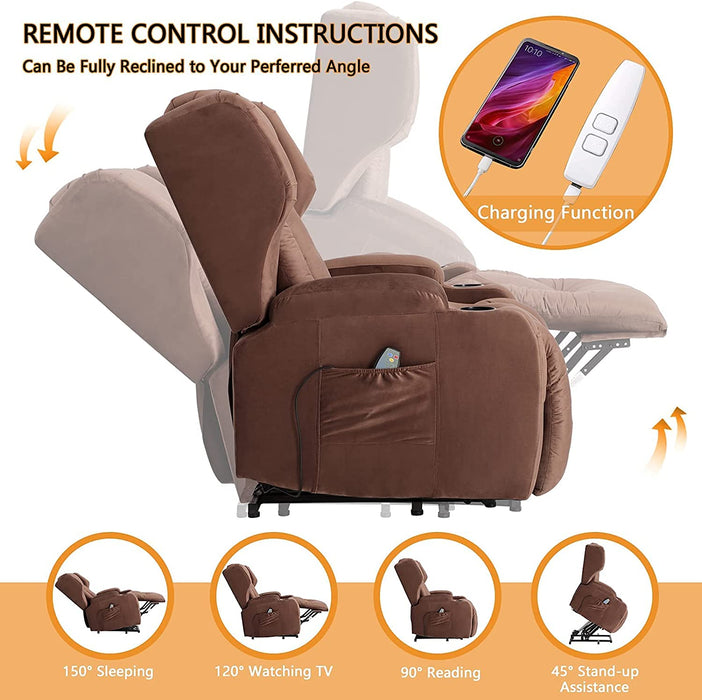 Big Lift Chairs Recliners with Massage and Heating
