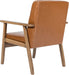 Retro Leather Armchair for Home or Office