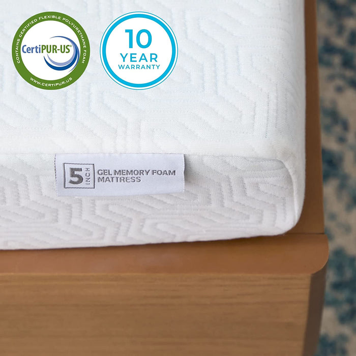 Firm Gel Memory Foam Twin Mattress