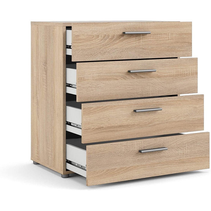 Oak Structure 4-Drawer Pepe Chest