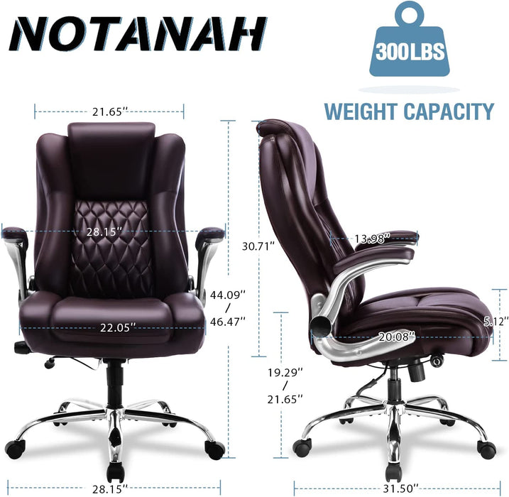 Ergonomic Executive Office Chair with Adjustable Features