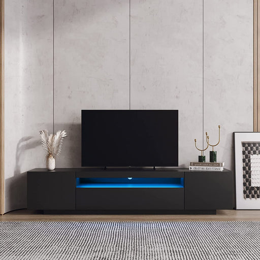 Modern LED TV Cabinet with Storage Drawers