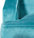 Teal Velvet Swoop Arm Chairs for Living Room