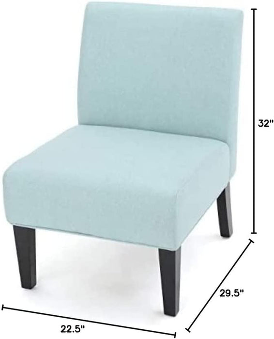 Light Blue Accent Chair by Christopher Knight Home