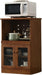 Brown Modern Storage Cabinet and Buffet Sideboard Server