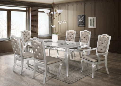 Button Tufted Dining Table Set