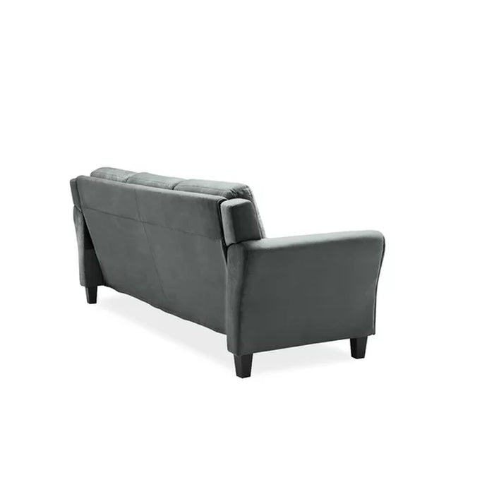 Liston 78.8" round Arm Tufted Sofa