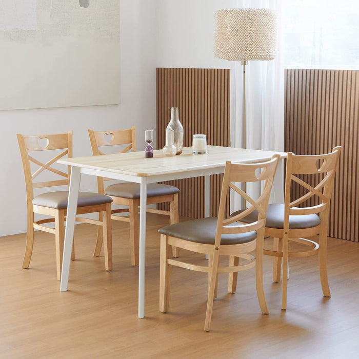 Mid Century Modern Rectangular Wooden Dining Table