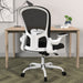 Breathable Mesh Swivel Chair with Lumbar Support