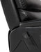 Black Faux Leather Electric Power Lift Recliner