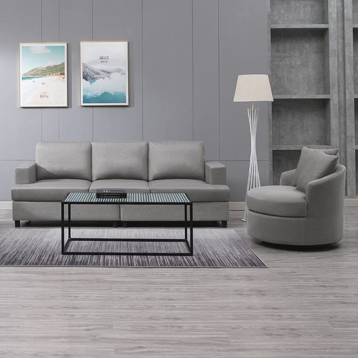 Upholstered Living Room Sofa Set