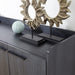 Gray and Blue Grey Cupboard Dining Server Buffet Table
