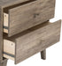 Gray and White 6-Drawer and 4-Drawer Dresser Set