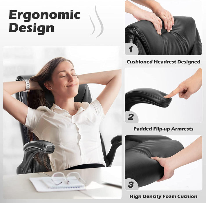 Ergonomic Executive Chair with High Back Support