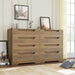 Rustic Brown 4-Drawer Storage Cabinet