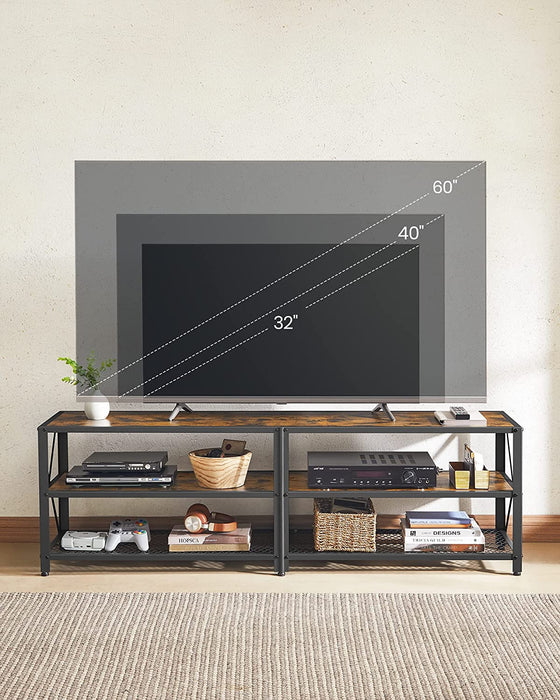 TV Stand for TV up to 70 Inches, Steel Frame