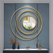 Gold Sunburst Wall Mirror, 24″