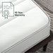 Off White Narrow Twin Mattress, 6 Inch