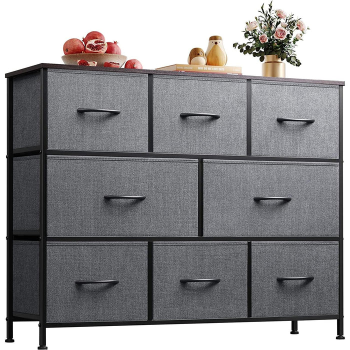 Fabric Dresser with TV Stand for Bedroom