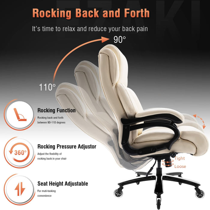 Ergonomic 400Lbs Office Chair with Adjustable Support