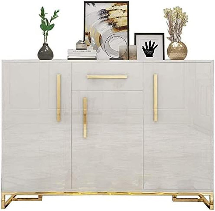 Kitchen Storage Buffet Sideboard, White