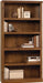 Oiled Oak Split Bookcase with 5 Shelves