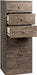 Drifted Gray Astrid 6-Drawer Tall Chest