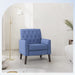 Modern Blue Armchair for Small Spaces