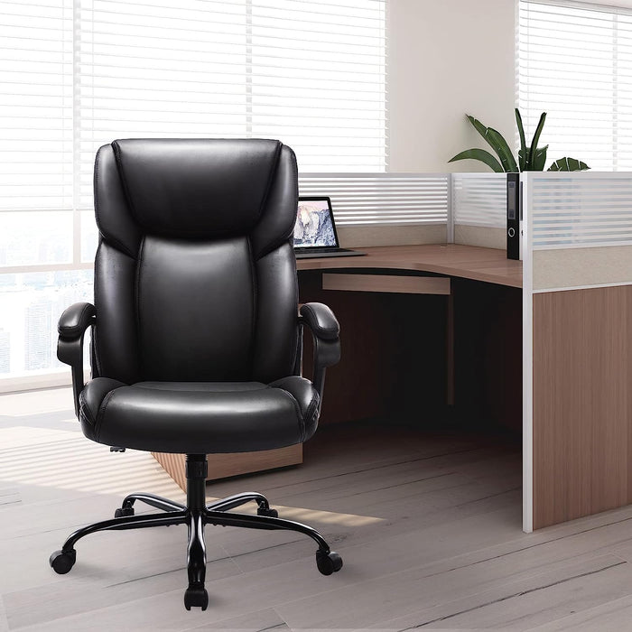 Ergonomic High-Back Office Chair with Lumbar Support