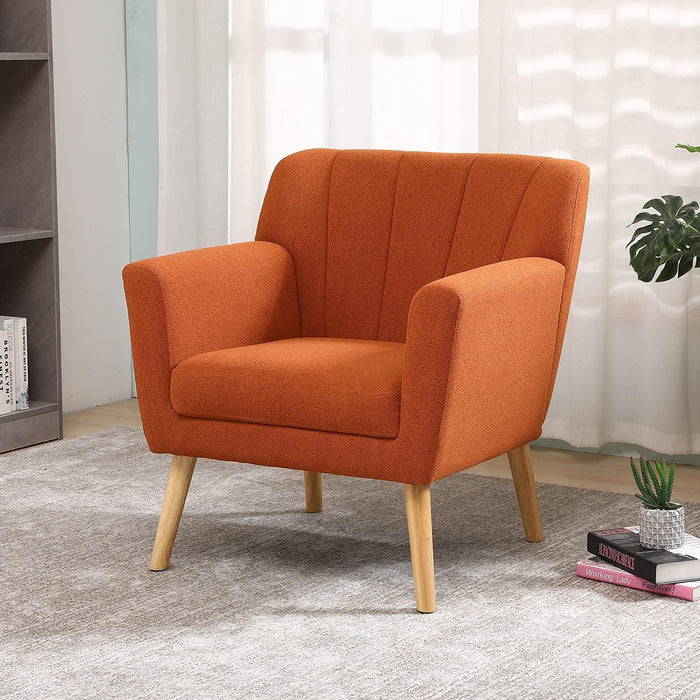 Comfy Mid Century Modern Accent Chair