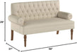 Warm Beige Hermosa Para Sala Love Seats Sofa Set