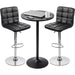 Black Top and Base Bistro High Table