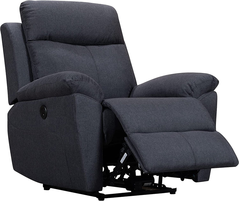 Modern Power Recliner Sofa Chair in Gray