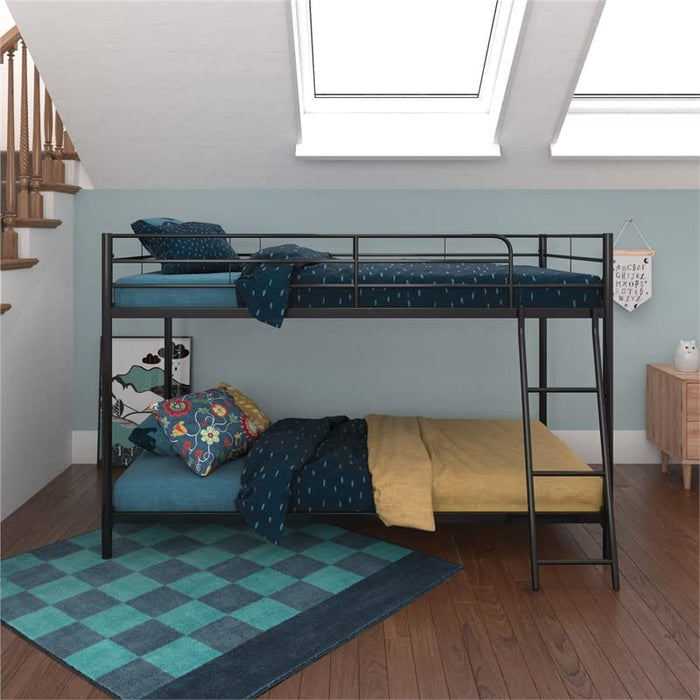 Dylan Twin Wood Bed for Kids, Gray